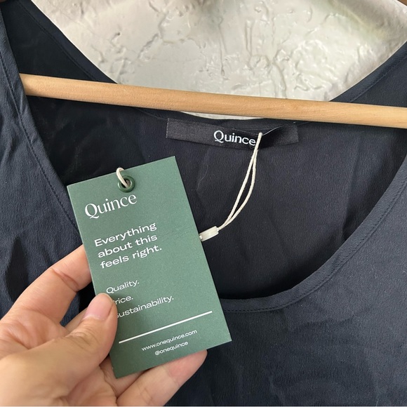 Quince 100% Silk Pajama Tank Washable NWT - Picture 3 of 7